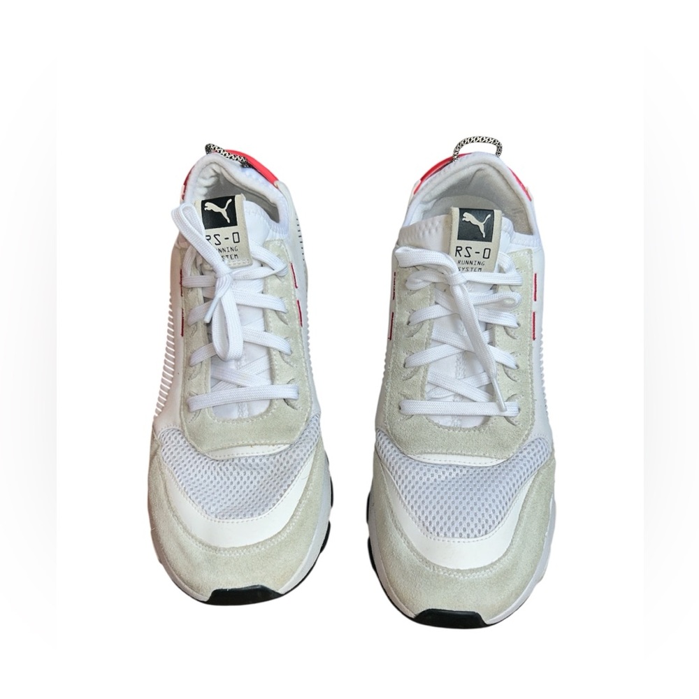 Puma RS-0 White and Cream Sneakers